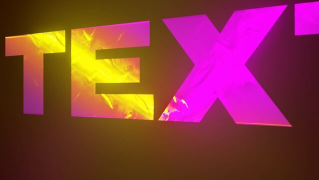 Flashing Metallic Titles