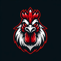 Fototapeta premium Esports Logo of Rooster
