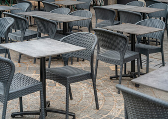 Tables and chairs