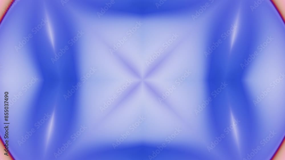 Poster liquid symmetrical kaleidoscope pattern seamless loop