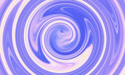 Abstract Swirling Pattern in Shades of Purple and Blue, Digital Art Illustration with a Hypnotic Vortex Design