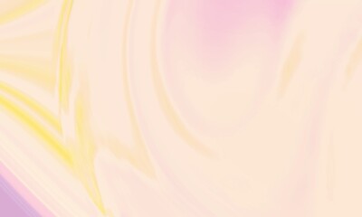Soft Pastel Swirls Fluid Abstract Background with Gentle Yellow, Pink, and Purple Hues
