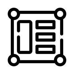 layout line icon