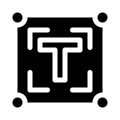 text glyph icon