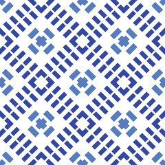 Abstract ethnic seamless pattern in tribal.Ikat textile texture in native American,Mexican,African, mediterranean style.Aztec geometric fabric folk art background.Beautiful boho design for print decor