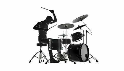 Shadow of the drummer
