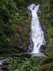 Fototapeta premium Cascada Jordanal Chico en Panama