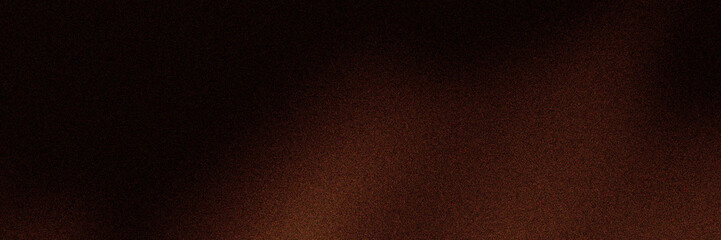 Abstract dark brown and black  gradient noise grain background  with a smooth, subtle texture, perfect for wallpapers, backdrops, and digital designs. posters advertising, templates, banners, covers.