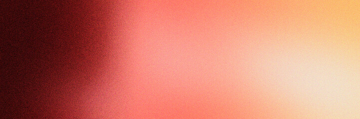 Abstract gradient noise grain background featuring a smooth transition from deep red to warm orange, evoking a sense of warmth and energy. posters advertising, templates, banners, covers.