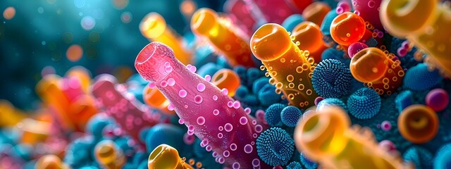 Vibrant Depiction of the Diverse Human Microbiome In Depth of Gut and Skin Microbiota