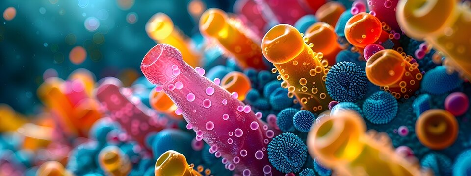 Vibrant Depiction of the Diverse Human Microbiome In Depth of Gut and Skin Microbiota