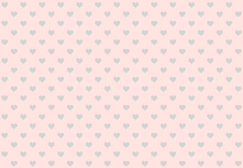 Heart LightGray color on pink background. For Background.