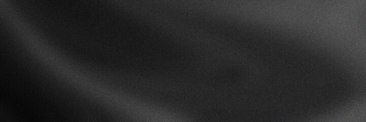 Elegant black fabric gradient noise grain background, with soft folds, perfect for design, luxury themes, or as a texture overlay. posters and advertising, templates, covers, banners.
