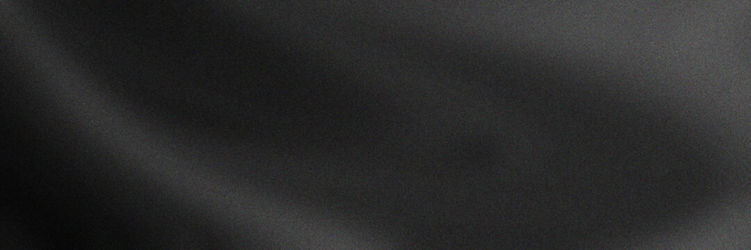 Elegant black fabric gradient noise grain background, with soft folds, perfect for design, luxury themes, or as a texture overlay. posters and advertising, templates, covers, banners.