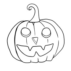 halloween pumpkin head