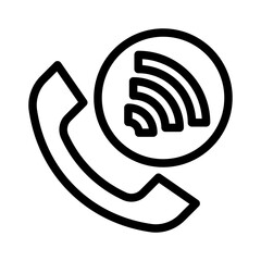 phone call line icon