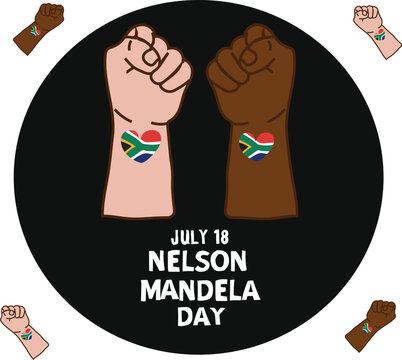 nelson mandela international day is celebrated every year on 18 July.