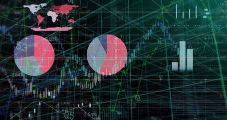 Image of financial data processing over grid