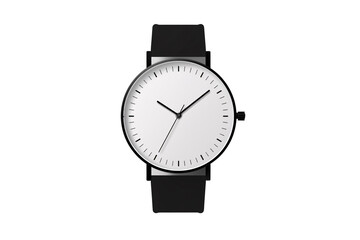 a black and white watch