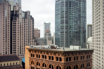 Tilt-shift view of downtown San Francisco © Cavan