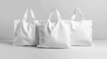 blank white tote bag mockup for custom branding and personalization