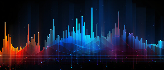 Abstract technology communication concept vector background, digital innovation, futuristic design illustration.