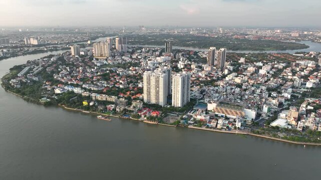 Thao Dien, affluent neighbourhood location, Ho Chi Minh City, Vietnam