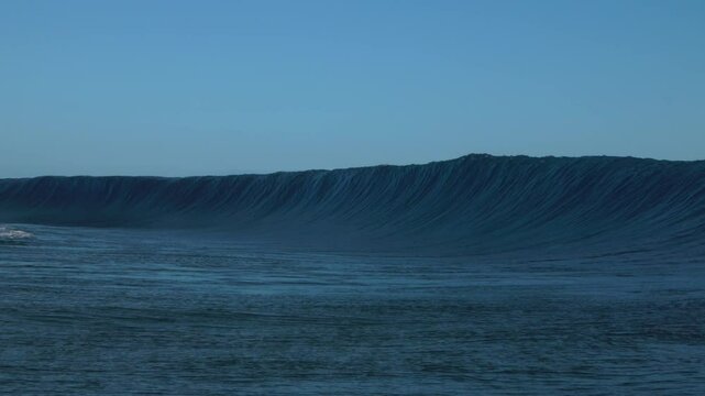 Tahiti Teahupo'o wave famous surfing barrel French Polynesia slow motion foam ball coral reef Paris summer Olympics 2024 offshore wind Red Bull rainbow Passe Havae Faremahora Pacific Ocean pan