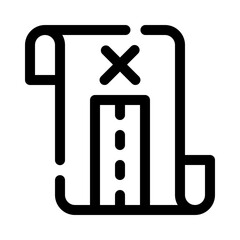 desktop line icon