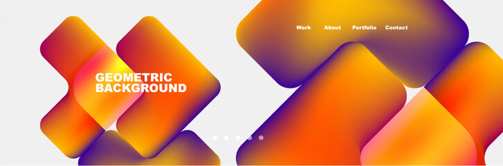 Teal Liquid color background design for Landing page site. Fluid gradient shapes composition. Futuristic design posters. Eps10 vector.