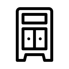 cabinet line icon