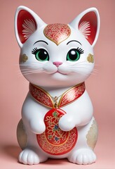 Asian-inspired Feline Artistry