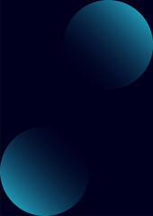 Abstract gradient color spheres on black, perfect for modern art and design themes. flyer, book cover and poster background.
