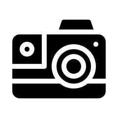 compact camera glyph icon