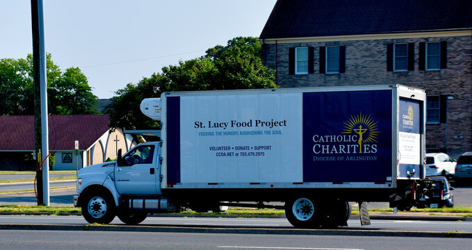 Catholic Charities, St. Lucy Food Project Truck, Virginia, USA