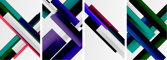 Stripes and lines poster abstract backgrounds. Vector illustration For Wallpaper, Banner, Background, Card, Book Illustration, landing page