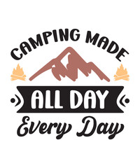 Camping Outdoor Mountain Svg, Life Is A Journey Enjoy The Ride, Camping, Camping Svg, Camping Shirt, Mountain, Adventure, Camp, Outdoor, Outdoor Life, Hiking, Travel, Adventure Quote, Mountain Quote