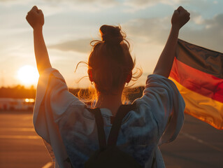 Spirited Fans: Cheering Germany to Victory