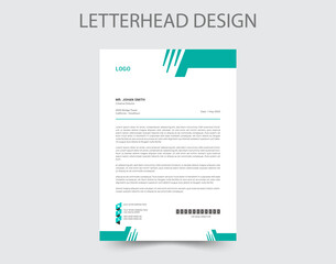 Abstract Letterhead Design Modern Business Letterhead Design Template