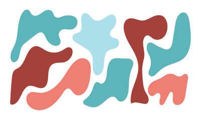 Liquid, organic blobs, y2k style squiggles, groovy doodle wavy stripes inscribed in a rectangle long banner shape. Bold scribbles, lines. Black fluid graphic design element, text background in eps 10.