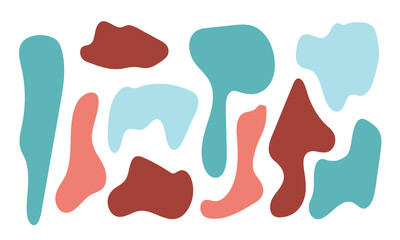 Liquid, organic blobs, y2k style squiggles, groovy doodle wavy stripes inscribed in a rectangle long banner shape. Bold scribbles, lines. Black fluid graphic design element, text background in eps 10.