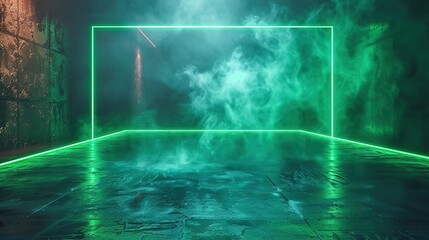 Dramatic Contrast of Light and Shadow in Abstract Background