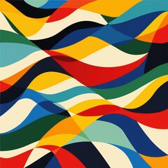 Obraz premium An artistic digital representation of colorful light bokeh with green and yellow hues, creating a festive atmosphere.