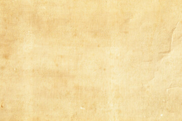 yellowed brown canvas paper macro texture with stains