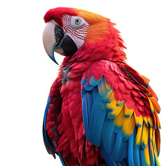 Obraz premium Parrot isolated on transparent background