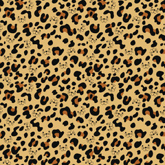 
Leopard pattern seamless background animal print modern texture for textile