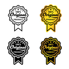 Original product label icon. Original quality emblem icon vector illustration design