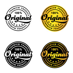 Original product label icon. Original quality emblem icon vector illustration design