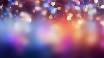 Beautiful bokeh light background, abstract blur defocused colorful background.