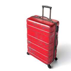 Big red suitcase